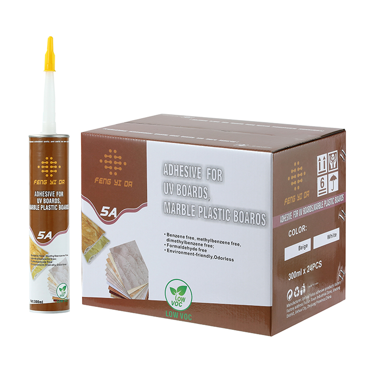 Factory price good quality outdoor indoor use High Strength construction adhesive no more nails