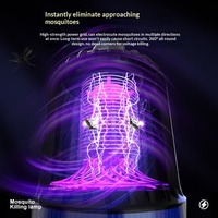 Lampe anti-moustiques électrique à succès, piège à ondes lumineuses, source de lumière UV, indice de protection IP33, rechargeable par USB, portable, pour usage extérieur