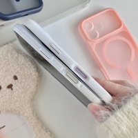 Funda Magnética Mate de Lujo con Tacto de Piel para iPhone 16 17 Pro Max, Protector de Lente Desmontable, Carcasa Trasera Protectora Híbrida a Prueba de Golpes