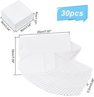 Emballage de produits personnalisés en gros à bas prix, petites boîtes blanches, emballage de boîtes en papier blanc uni, boîtes en carton blanc