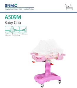 Adjustable Height Baby <strong>Crib</strong> with Transparent ABS Bassinet Neonatal ICU <strong>Crib</strong> with Trendelenburg Positioning - Product Image 4