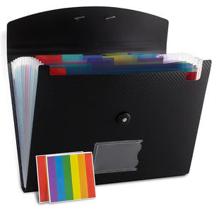 תיקיית צבע רב שכבתית תיקיית אקורדיון 13 שכבות תיקיית מסמכים עמידה למים תיקיית ארגון מסמכים תיקיית 13 כיסים - Product Image 2