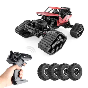 2 في 1 RC سيارات 1:16 مقياس 2.4G 4WD RC الوحش شاحنة لعبة روك الزاحف على الطرق الوعرة التحكم عن بعد سيارة