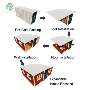 <span class=keywords><strong>Casa</strong></span> Contenedor Expandible Moderna y Móvil de 40 y 20 pies, Villa Prefabricada Portátil de 2, 3, 4 y 5 Dormitorios - Product Image 6