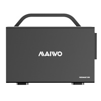 Carcasa MAIWO K35274A de Aluminio para Cuatro Unidades de Disco Duro USB 3.2 Gen2 Tipo-C, 10 Gbps, Software RAID para Discos Duros SATA de 3.5 Pulgadas, Compatible con Windows 8/10/11 y MacOS