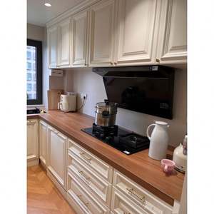 Armoires de rangement de cuisine maison design moderne en bois massif matériel ODM OEM de qualité supérieure - Product Image 1