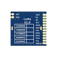 Module Lora KZWT LoRa1276 certifié FCC ID, 100mW, portée longue distance 4Km, haute sensibilité, FSK/Lora 868MHz/915MHz, puce Sx1276