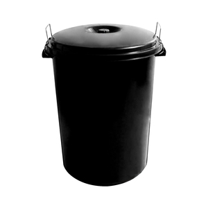 Poubelle en plastique pour la collectivité avec couvercle, 100 litres - Product Image 1