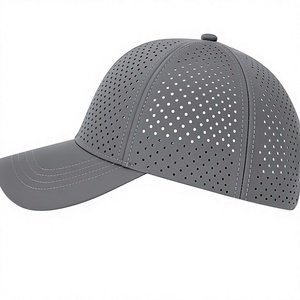 Gorra de Béisbol de Malla Azul de 6 Paneles, Transpirable, Ajustable, Unisex, para Verano, Estilo Casual, Visera Plana - Product Image 2