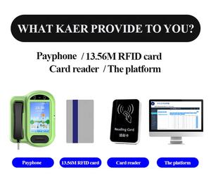 대형 화면 무선 전화 RFID 4G LTE 무선 데스크탑 스마트 비디오 야외 학교 안드로이드 8 인치 공공 공중 전화 - Product Image 6