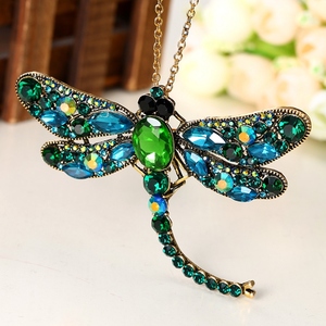 Broche de Lujo con Pedrería Colorida para Mujer, Diseño de Libélula, Joyería para Vestidos y Abrigos - Product Image 6