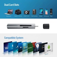 4 en 1 USB tipo C a USB 3,0 adaptador de OTG lector de tarjeta para MacBook iPad Pro cámara y Tablet PC y teléfono inteligente y más