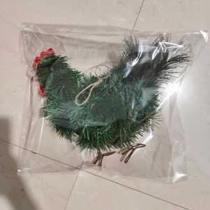 พวงมาลัยไก่หรูหราทำจาก PVC สำหรับตกแต่งงานปาร์ตี้ในร่มและกลางแจ้งในเทศกาลคริสต์มาส ปีใหม่ และโอกาสต่างๆ - Product Image 3