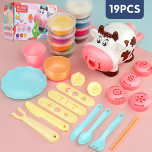 Machine à glaces et pâtes à modeler DIY pour enfants, jouets en argile, extrudeurs de pâte à modeler colorée, outils de découpe pour pâte à modeler pour enfants - Product Image 3