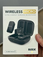 Récepteur de microphone sans fil Rode Wireless Micro ultra-compact, se connecte directement au smartphone sans aucun câble requis