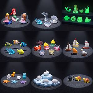 Figurines miniatures mignonnes en résine d'animaux marins, cadeaux de la Fée des Dents, récompenses pour les étapes importantes des enfants, incitations pour l'apprentissage de la propreté, vente en gros - Product Image 3
