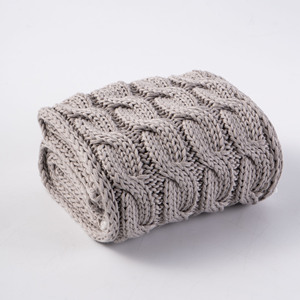 Manta de punto trenzado 3D texturizada ligera para <span class=keywords><strong>aire</strong></span> <span class=keywords><strong>acondicionado</strong></span>, ideal para inauguración de casa y bodas, venta al por mayor directa de fábrica OEM ODM - Product Image 1