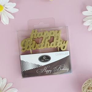 Irthday-Vela <span class=keywords><strong>de</strong></span> ambiente para pastel <span class=keywords><strong>de</strong></span> fiesta, decoración para hornear, suministro directo - Product Image 5
