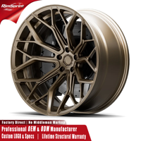 WF HE.1-FF Geschmiedete Leichtmetallfelgen 20 21 Zoll 5x112 5x114.3 für Tesla Model 3 Model Y Toyota Supra Kia Stinger Maßgefertigte Felgensätze
