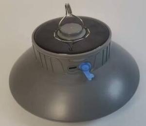 ไฟฉุกเฉิน LED 200W ชาร์จไฟด้วยพลังงานแสงอาทิตย์ผ่าน USB DC5V-6V เส้นผ่านศูนย์กลาง 180 มม. วัสดุ ABS+PC แบตเตอรี่ในตัว 2*1200mAh - Product Image 3