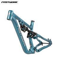 Cadre de vélo de montagne Enduro en alliage d'aluminium FASTWORK FIRE Pro, frein à disque, 8-12 vitesses, amortisseur, 148X12mm, VTT adulte 27.5/29