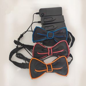 Barra de pajarita iluminada con LED, decoración de baile de fiesta nocturna de estilo coreano para ropa y mejora de la atmósfera, recuerdo de fiesta - Product Image 5