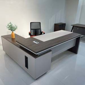 Bureau et chaise de direction modernes et minimalistes, luxe léger, pour le bureau du patron, du président ou du directeur - Product Image 5