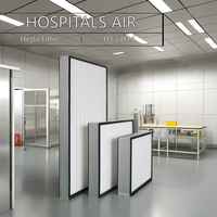 Filtro de Aire Industrial Clean-Link Comercial Ulpa Ahu U15 U16, Filtros HEPA Mini-pleat H13 H14