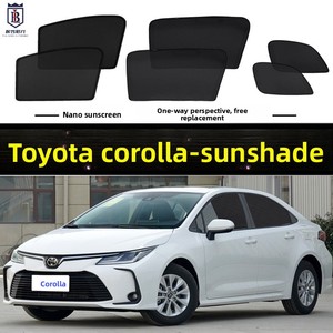Pare-soleil spécial Toyota Corolla à double moteur, style à clipser, PLUS rideau latéral magnétique anti-moustiques - Product Image 5