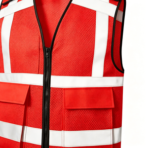 Women's Customized Logo Class 2 Waterproof Reflective Safety Vest - Product Image 6