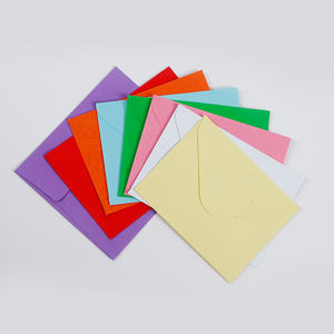 Enveloppes en papier fantaisie colorées bon marché de style européen pour invitation multicolore pour cartes d'anniversaire vente en gros en stock - Product Image 5