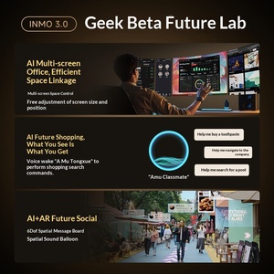 แว่นตาอัจฉริยะ XR รุ่น 2025 INMO AIR3 หน้าจอ 1080p 120hz ความละเอียดสูง 3dof Snapdragon GPS พร้อมวงแหวน กล้องส่องทางไกล ภาพสีเต็มรูปแบบ AI หน้าจอ 1080p - Product Image 4