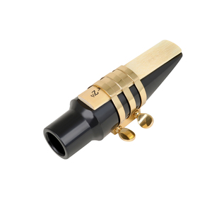 Boca de saxofón <span class=keywords><strong>alto</strong></span> de alta calidad, tres cañas caladas horizontales, Clip de caña de saxofón de <span class=keywords><strong>Metal</strong></span> dorado, <span class=keywords><strong>boquilla</strong></span> con caja - Product Image 4