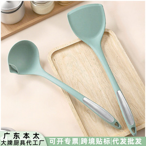 Spatule en silicone résistante aux hautes températures, ustensile de cuisine antiadhésif pour la cuisson par sautage - Product Image 5