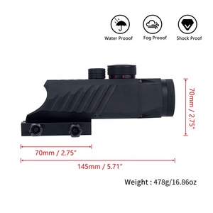 Focuhunter Optics Shockproof 1000G Hunting <strong>Prism</strong> Sight 3x30 Red Green Illuminated <strong>Prism</strong> <strong>Scope</strong> IP67 Waterproof Telescopic Sight - Product Image 5
