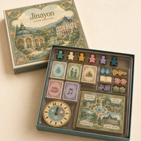 Jeu de société personnalisé sur la gestion du patrimoine thermique des villes spa historiques, jeu de stratégie sur la gestion du patrimoine, Art Nouveau, pour le commerce de détail de destinations