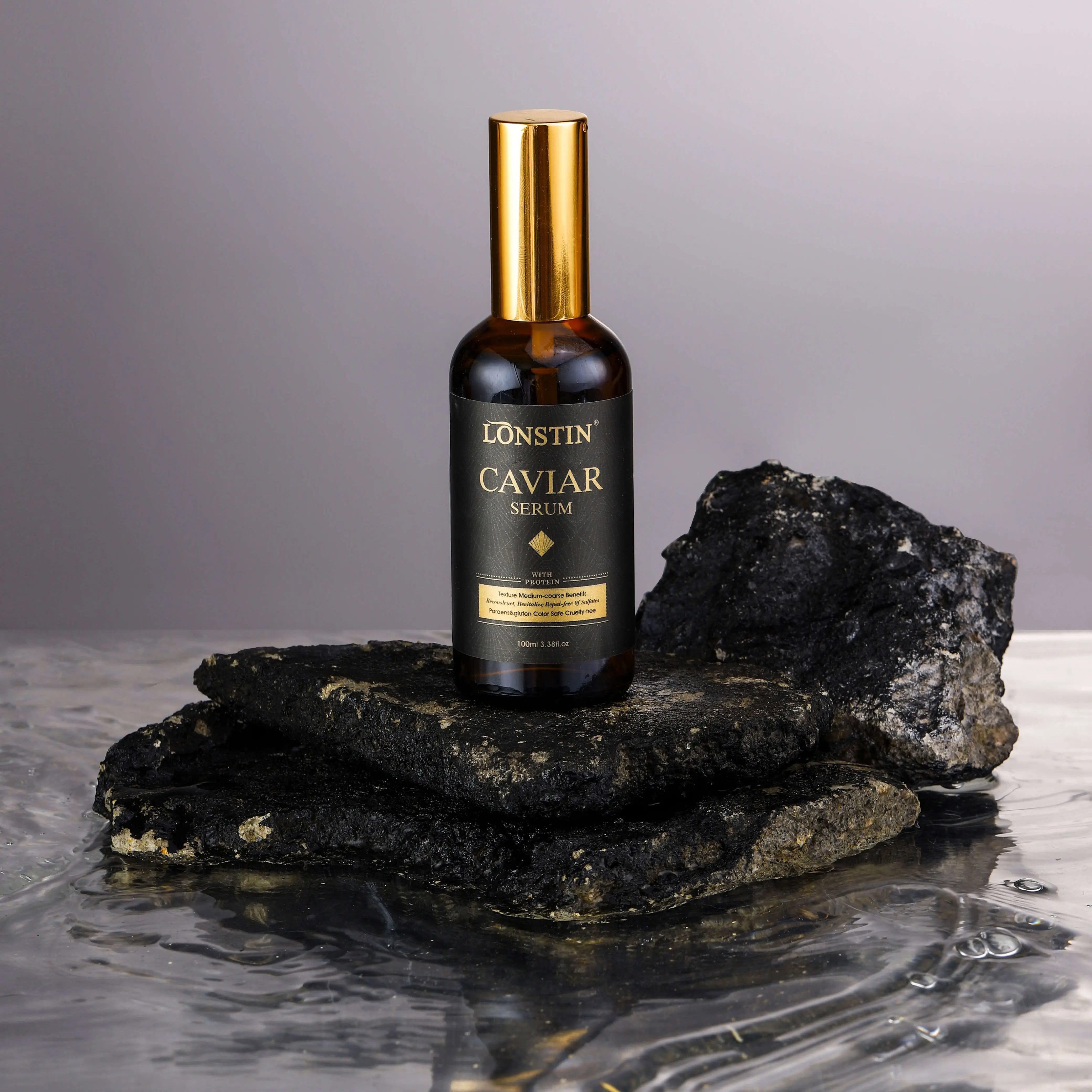 Fabricant d'équipement d'origine Marque privée Shampooing et après-shampooing au caviar sans sulfate Ensemble de soins capillaires Shampooing à l'huile d'argan biologique
