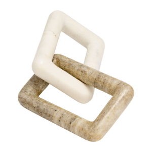 Scultura in marmo rettangolare con figure in pietra per decorare casa, bagno, ufficio o stanza. - Product Image 1