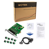 Tarjeta Serial Industrial UOTEK de Alta Velocidad 2.5Gbps PCI-E de 8 Puertos RS-485/RS-422 con Control de Flujo RTS/CTS/XON/XOFF y Multiparidad