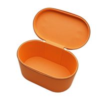 Sac de maquillage de grande capacité pour femmes avec logo personnalisé, trousse de toilette de voyage, trousse de toilette en cuir PU, organiseur de cosmétiques