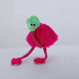 Creative Puzzle Cable <strong>Ostrich</strong> <strong>Puppet</strong> New Strange Children's Toy Thread Doll Wool Stress Relief Gift - Product Image 5