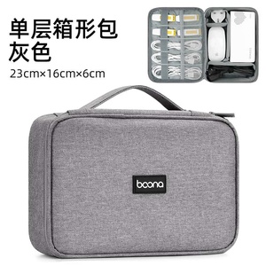 Nylon Portable Storage Bag Large Capacity Zipper Closure Fashion Minimalist Design Supplier - Product Image 3