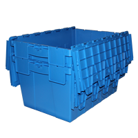 Caisses de transport en plastique recyclables, empilables et emboîtables, taille 600*400*315, pour l'organisation et le stockage en entrepôt