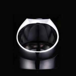 Anillo para hombre SGARIT de oro de 18 quilates con zafiro natural azul real de 3.04 quilates, joyería con diamante natural de 42 piezas y 0.105 quilates, certificado AIGS+NGTC - Product Image 1