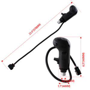 Poignée de levier de vitesses pour camion 81326200105, ergonomique, en plastique, pour usage intensif sur bus et camions - Product Image 1