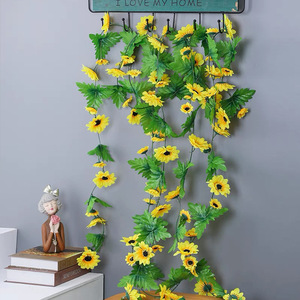 Guirnaldas Artificiales de Girasoles, Flores de Seda para Decoración de Paredes, Paquete de Varias Piezas, Decoración para Cumpleaños - Product Image 4