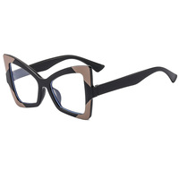 Lunettes anti-lumière bleue œil de chat pour femmes, modèles 2025, lunettes de vue vintage tendance de luxe, lunettes de mode pour femmes, lunettes léopard papillon