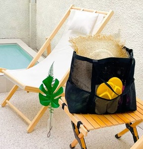 Bolsa de Playa de Malla Personalizada al por Mayor con Logotipo, de Gran Capacidad, para Accesorios de Playa, Viajes y Natación - Product Image 4