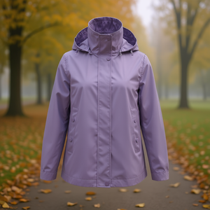 HDJ Plus Size Windbreaker FD-86 <b>Women</b> Plus Size Coat <b>Jacket</b> - Product Image 3