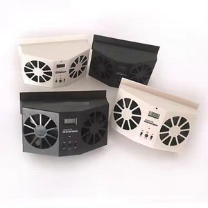 Xe Hệ Thống Làm Mát Năng Lượng Mặt Trời Bảng Điều Khiển Điện Cửa Sổ Xe Cooler <span class=keywords><strong>Fan</strong></span> Tự Động Không Khí Vent Thông Gió <span class=keywords><strong>Fan</strong></span> Năng Lượng Mặt Trời Tản Nhiệt 2 Người Hâm Mộ - Product Image 4